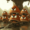 The Goombas Mario Video Game Diamond Painting