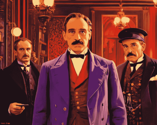 The Grand Budapest Hotel Characters Diamond Painting