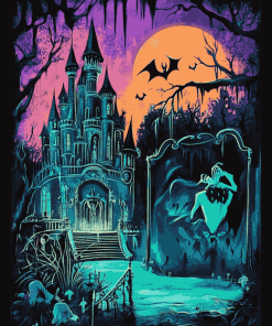 The Haunted Mansion Diamond Painting