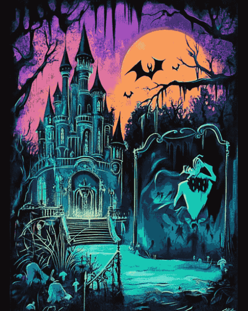 The Haunted Mansion Diamond Painting