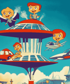 The Jetsons Cartoon Diamond Painting