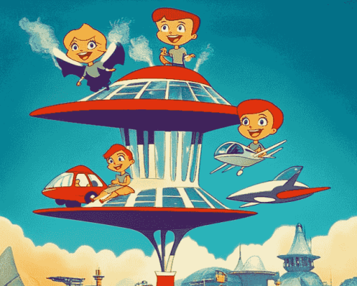 The Jetsons Cartoon Diamond Painting