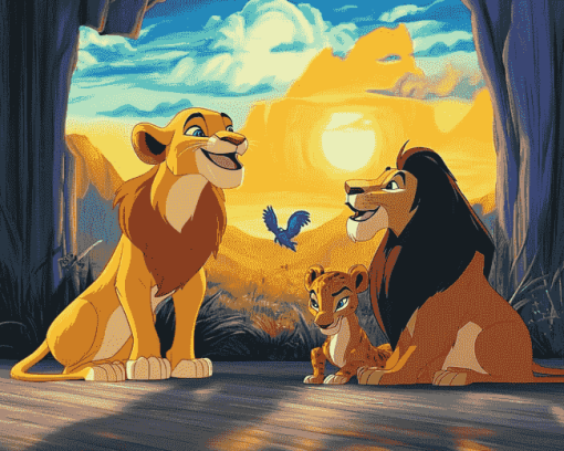 The Lion King Trio Diamond Painting