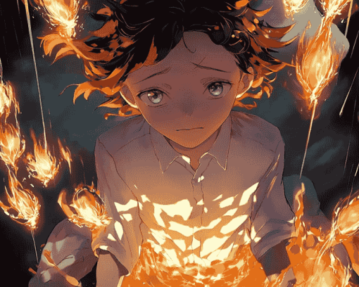 The Promised Neverland Anime Diamond Painting