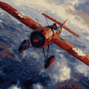 The Red Baron Movie Diamond Painting