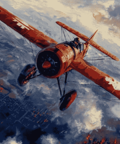 The Red Baron Movie Diamond Painting