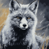 The Silver Fox Cubs Diamond Painting