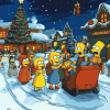 The Simpsons Animation Holiday Diamond Painting