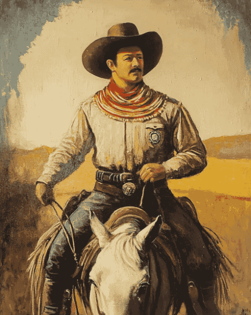 The Spanish Cowboy Vintage Diamond Painting