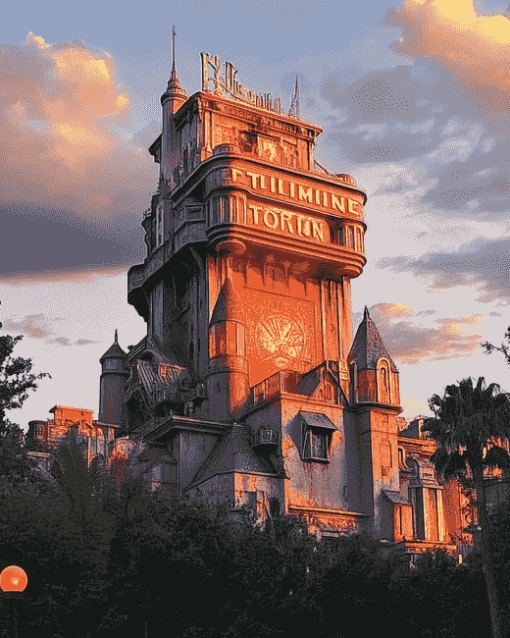 The Twilight Zone Tower of Terror Diamond Painting