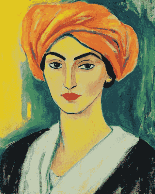 The Woman In The Turban Matisse Painting Diamond Painting