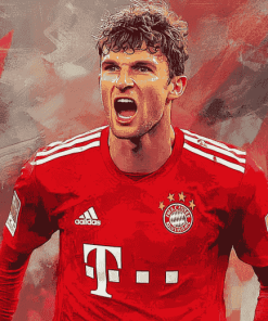 Thomas Muller Football Legend Diamond Painting