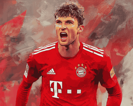 Thomas Muller Football Legend Diamond Painting