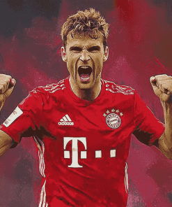 Thomas Muller Portrait Diamond Painting