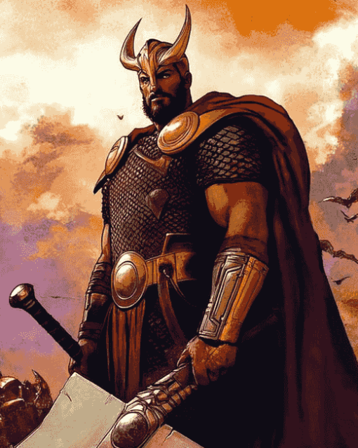 Thor Heimdall Marvel Diamond Painting