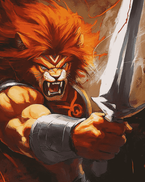 ThunderCats Animated Hero Lion O Diamond Painting