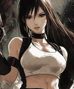 Tifa Lockhart Final Fantasy Diamond Painting