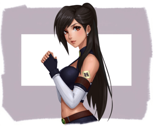 Tifa Lockhart Final Fantasy Diamond Painting