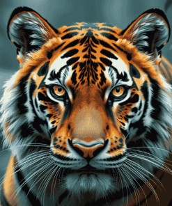 Tiger Eyes Wildlife Diamond Painting