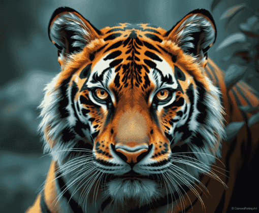 Tiger Eyes Wildlife Diamond Painting