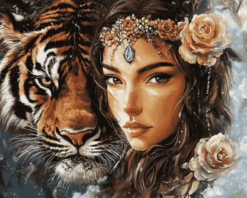 Tiger Fantasy Diamond Painting