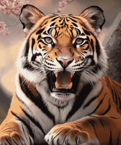 Tiger Jungle Majesty Diamond Painting