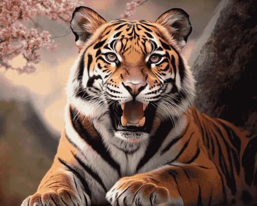 Tiger Jungle Majesty Diamond Painting