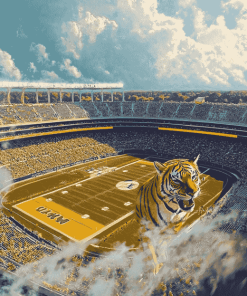 Tiger Stadium Highlights Diamond Painting