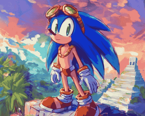 Tikal Sonic Animation Diamond Painting