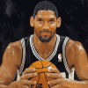 Tim Duncan Famous Basketball Diamond Painting