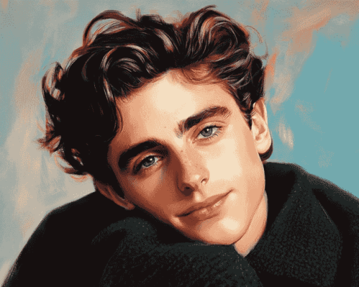 Timothee Chalamet Celebrity Diamond Painting