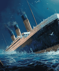 Titanic Ship Disaster Oceans Diamond Painting