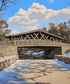 Toledo Wildwood Bridge Diamond Painting