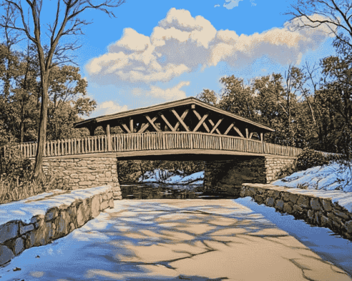 Toledo Wildwood Bridge Diamond Painting