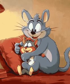 Tom And Jerry Cartoon Diamond Painting