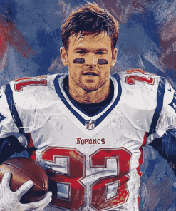 Tom Brady American Football Diamond Painting