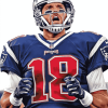 Tom Brady Patriots NFL Legend Diamond Painting