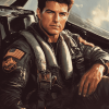 Tom Cruise Top Gun Diamond Painting