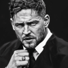 Tom Hardy Monochrome Diamond Painting