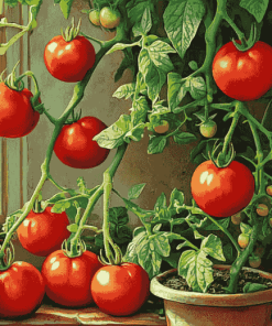 Tomato Plants Art Diamond Painting