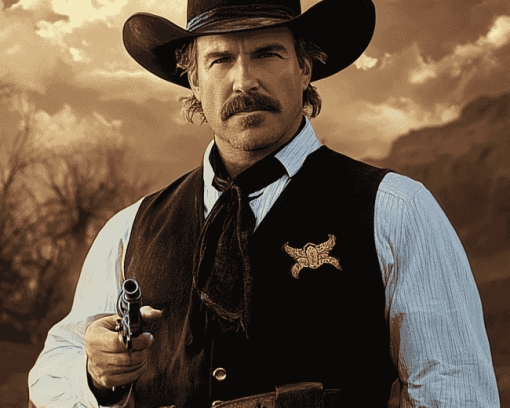 Tombstone Val Kilmer Western Diamond Painting