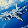 Tomcat Fighter Jet Diamond Painting