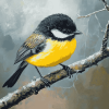 Tomtit Birds Diamond Painting