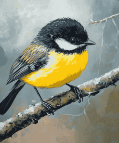 Tomtit Birds Diamond Painting