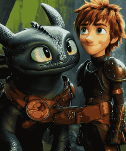 Toothless Adventure How To Train Your Dragon Diamond Painting