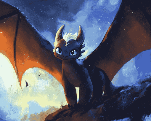 Toothless Night Fury Diamond Painting