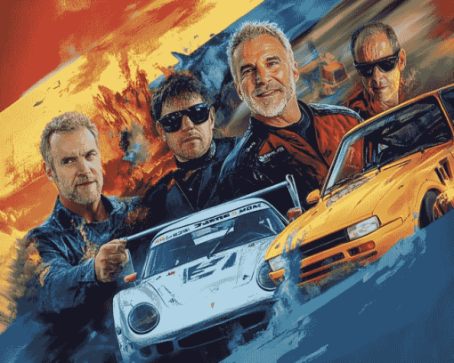 Top Gear TV Show Diamond Painting