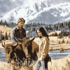 Top Yellowstone Characters Diamond Painting