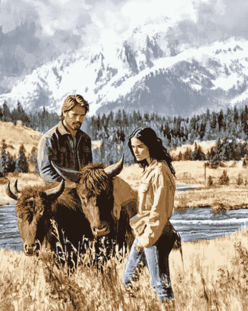 Top Yellowstone Characters Diamond Painting