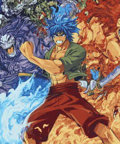 Toriko Anime Poster Diamond Painting